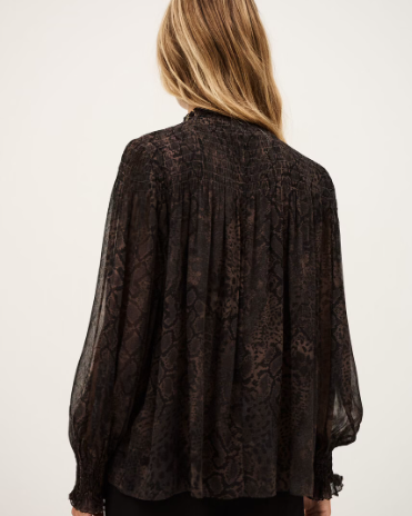 BLOUSE SHAMY MARRON - BASH